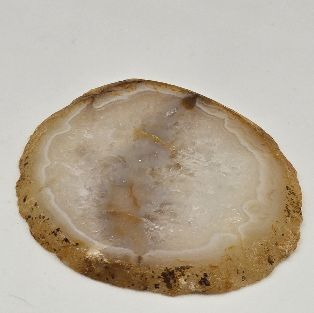 Sparkling Agate And Quartz Slice - Picture 2 of 2